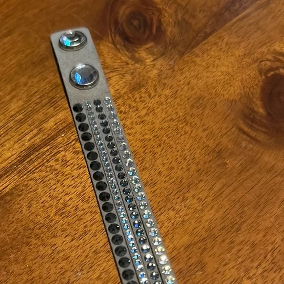 Swarovski Silver and Black Statement Bracelet - Picture 3 of 3